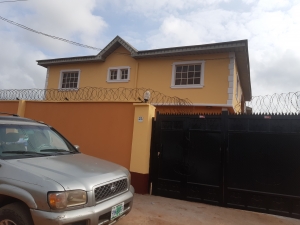 Newly Built 3 Bedroom All Round Tiles Floor Fenced Gate 3 bedroom Flat for Rent Ipaja Lagos Vetra  Property