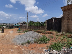 Full Plot Of Land Fence Gates At Baruwa  1 Plot of Land for Sale Ipaja Lagos Vetra  Property