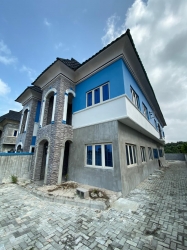 Spacious 5-bedroom Semi-detached Carcass House With Bq 5 bedroom Semi-Detached Duplex for Sale Ajah Lagos Vetra  Property